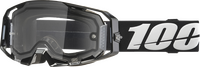 100% Armatic Enduro Moto Goggle - Black Clear Lens - 50070-10001