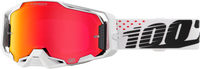 100% Armega Hiper Goggle - Invicta Hiper Red Mirror Lens - 50003-10025