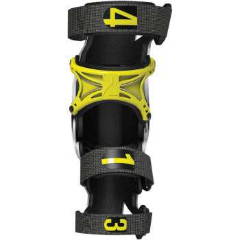 Mobius X8 Knee Braces - White/Yellow