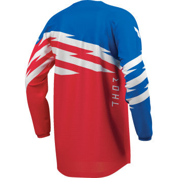 Thor Youth Launchmode Shockie Jersey - Red/Blue