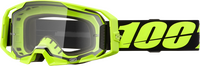 100% Armatic Goggle - Neon Yellow Clear Lens - 50059-00004