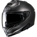 HJC i71 Solid Motorcycle Helmet - Semi-Flat Titanium - 0101-19891