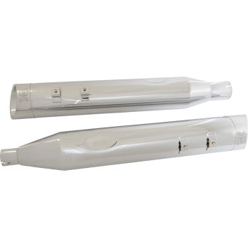 Khrome Werks 4-1/2" HP-Plus Slip-On Mufflers for Select Harley-Davidson Street Glide / Road Glide / Touring Models - Chrome Edge Tip - 202665