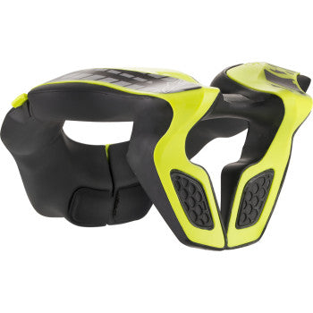 Alpinestars Youth Neck Support - Black/Yellow Fluo - 2707-0113