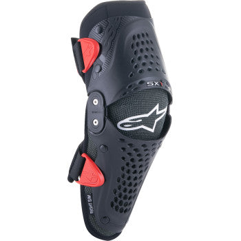 Alpinestars Youth SX-1 Knee Protectors - Black/Red - 6546319-13