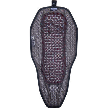 Alpinestars Nucleon Flex PROi Full Back Protector Insert - Transparent Smoke/Red - 2702-0287