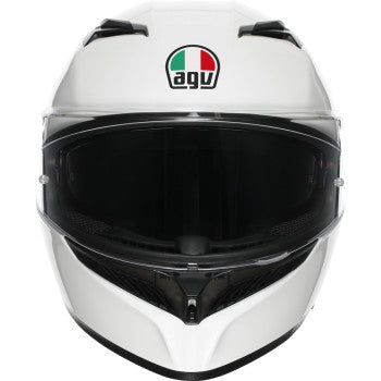 AGV K3 Mono Motorcycle Helmet - White - 0101-18055