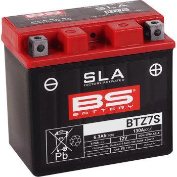 BS BATTERY Activated AGM Maintenance-Free Battery Battery - BTZ7S (YTZ) 2113-0992 300635-1SLA Factory-