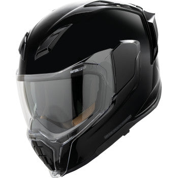 ICON Ultraflite Solid MIPS Motorcycle Helmet - Gloss Black