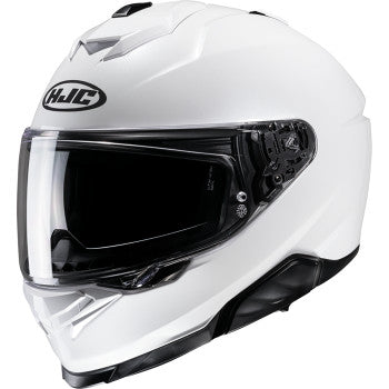 HJC i71 Solid Motorcycle Helmet - White - 0101-19862