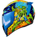 ICON Airflite Bugoid Blitz Motorcycle Helmet - Blue