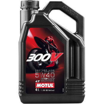 Motul 300V Synthetic Ester Oil - 5W-40 - 4L - 104115