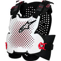 Alpinestars A-4 Plasma Roost Guard - M/L - Black/Red/White - 6500526-132-ML