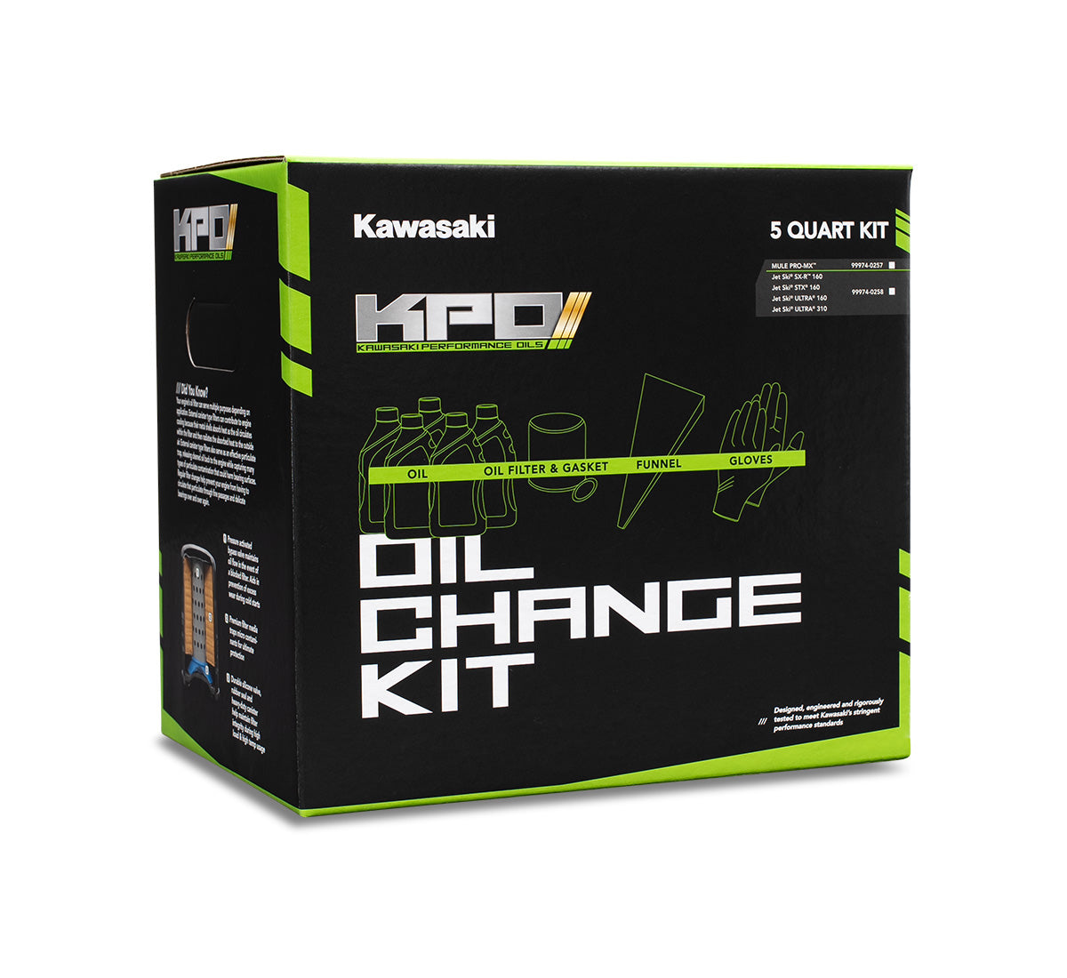 KPO Oil Change Kit: #99974-0257 MULE PRO-MX