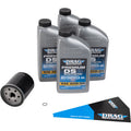 Drag Specialties Oil Full Synthetic Oil Change Kit - 20W50 - EVO/XL - Black Filter