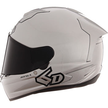 6D ATS-1R Solid Helmet – Gloss Silver – XL – 0101-15133 / 30-0998ATS-1R