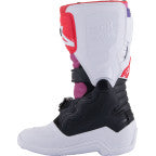 Alpinestars Youth Tech 7S Boots - White/Black/Rainbow - 2015017-289