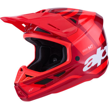 Alpinestars SM7 Core Motorcycle Helmet - Gloss Red - 0110-9274