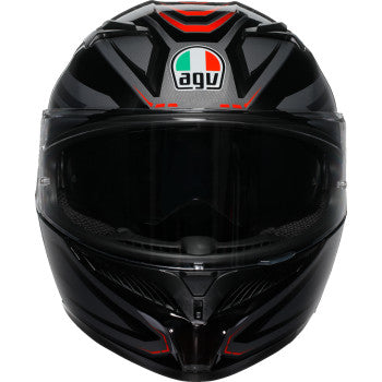 AGV K3 Syth Motorcycle Helmet - Black/Red