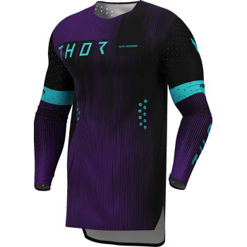Thor Sportmode Vanish Jersey - Black/Purple