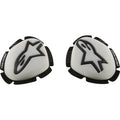 Alpinestars GP Plus Knee Sliders - White/Black - 6400226-21