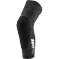 100% Teratec Knee Guards - Heather Gray/Black - 70003-00005
