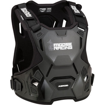 Moose Offroad Youth Agroid Chest Guard - S/M - Black - 2701-1116