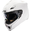 ICON Threshold Solid Modular Motorcycle Helmet - Gloss White
