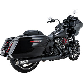 Vance & Hines Supersport Slip-On Mufflers for Select Harley-Davidson Street Glide / Road Glide / Touring Models - Black - 46721