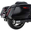 Vance & Hines Supersport Slip-On Mufflers for Select Harley-Davidson Street Glide / Road Glide / Touring Models - Black - 46721