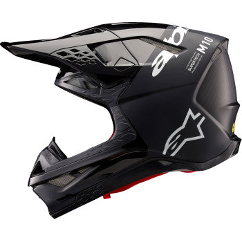 Alpinestars Supertech M10 Flood MIPS Motorcycle Helmet - Black/Dark Gray - 0110-8585