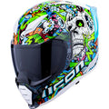 ICON Ultraflite Doodle 3 MIPS Motorcycle Helmet - Blue