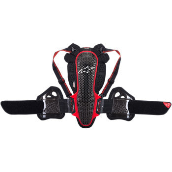 Alpinestars Nucleon KR-3 Back Protector - XL - Black/Red - 6504718-13-XL