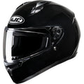 HJC C10 Solid Motorcycle Helmet - Black - 0101-19576