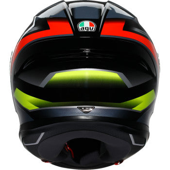 AGV K6 S Erazer Motorcycle Helmet - Black/Red/Yellow Fluo
