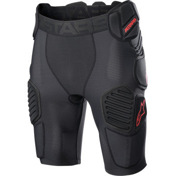 Alpinestars Bionic Pro Protection Shorts - Black/Red -XL-2940-0432