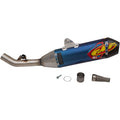 FMF Factory 4.1 RCT Titanium Slip-On Muffler for 2019-2027 Honda CRF450X - Anodized/Carbon Fiber End Cap - 041587