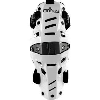Mobius X8H Hybrid Knee Support - White/Black