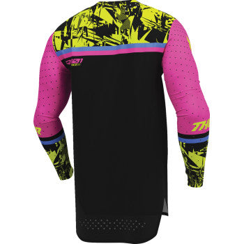 Thor Sportmode Punk'd Jersey - Black/Fuchsia