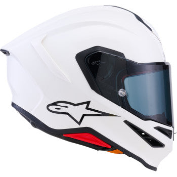 Alpinestars Supertech R7 22.06 Solid Motorcycle Helmet - Gloss White - 0101-19015