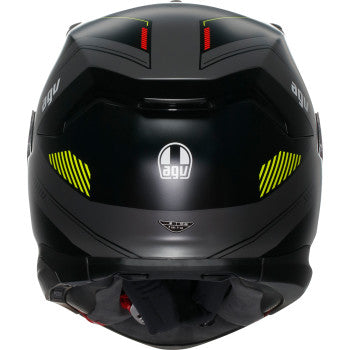 AGV K7 Kyber Motorcycle Helmet - Matte Gray/Yellow Fluo