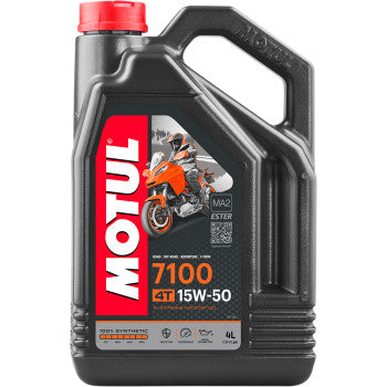 Motul 7100 4T Synthetic Oil - 15W-50 - 4L - 104299