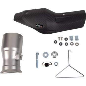 Leovince LV-12 R Slip-On Muffler for Select KTM 1050 / 1090 / 1190 Adventure & 1290 Super Adventure Models - Stainless Steel - 15309U
