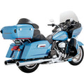 Vance & Hines Hi-Output Slip-On Mufflers for Select 1995-2016 Harley-Davidson Touring Models - Chrome - 16455