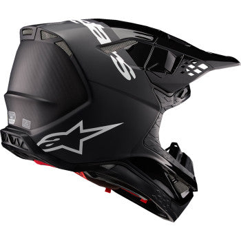 Alpinestars Supertech M10 Flood MIPS Motorcycle Helmet - Black/Dark Gray - 0110-8585