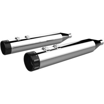 Khrome Werks 4-1/2" HP-Plus Slip-On Mufflers for Select Harley-Davidson Touring / Tri Glide / Freewheeler Models - Chrome Klassic Tip - 202775