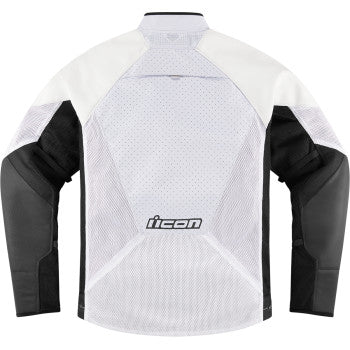 Icon Mesh AF™ Leather Jacket - White