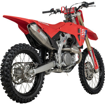 Akrapovic Evolution Line Titanium Exhaust System for 2025 Honda CRF450R / CRF450RX - S-H4E1-FDHLT