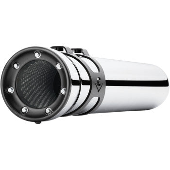 Cobra Race-Pro Slip-On Mufflers for Select 1995-2016 Harley-Davidson Touring / Tri Glide Models - Chrome - 6218