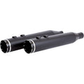 Khrome Werks 4-1/2" HP-Plus Slip-On Mufflers for Select Harley-Davidson Street Glide / Road Glide / Touring Models - Black Tracer Tip - 202835